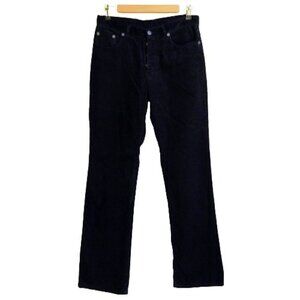 Vintage 90s Corduroy Pants Size 7/8 S M High Waist Black Esprit Button Fly VTG